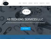 Tablet Screenshot of hitechuae.com